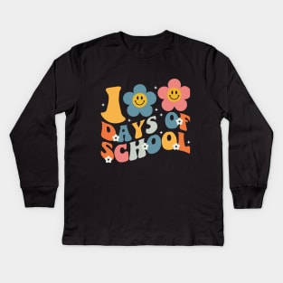 Happy 100 Days Of School Kids Long Sleeve T-Shirt